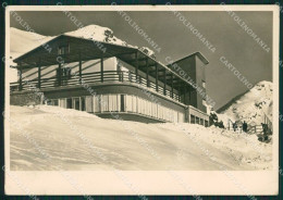 Biella Oropa Nevicata Lago Mucrone Foto FG Cartolina KB2313 - Biella