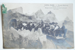 CPA 1909 LUNA PARK Scenic Railway Massif Nord Rampe Courbe D'accès - TER98 - Autres & Non Classés