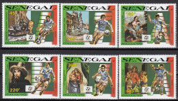 SENEGAL 1076-1081,unused - 1990 – Italia