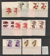 Bulgarie 1961 - Yvert 1099 - 1106 Neuf SaNS Charnière NON DENTELE - MNH Scott#1183-1190 - Champignons, Mushrooms - Ungebraucht