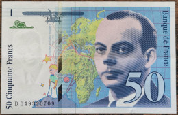 Billet De 50 Francs SAINT-EXUPERY 1999 France D049320709 - 50 F 1992-1999 ''St Exupéry''