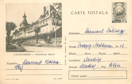 Postal Stationery Postcard Romania Calimanesti Pavilionul Bailor - Romania