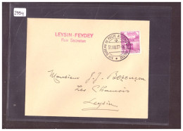 BUREAU DE POSTE AUTOMOBILE - LEYSIN FEDEY 1937 - SCHWEIZ.  AUTOMOBIL POSTBUREAU - Postmark Collection