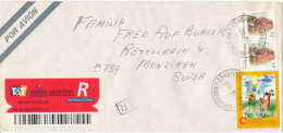 Argentina Registered Air Mail Cover Sent To Switzerland 5-1-1996 - Luchtpost