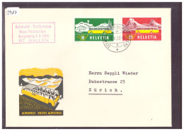 BUREAU DE POSTE AUTOMOBILE - ST GALLEN - ALPENPOST 1953 - POSTES ALPESTRES - SCHWEIZ.  AUTOMOBIL POSTBUREAU - Postmark Collection