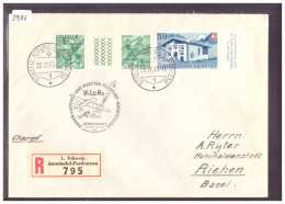 BUREAU DE POSTE AUTOMOBILE - DÜBENDORF - PILURA 1946 - SCHWEIZ.  AUTOMOBIL POSTBUREAU - Poststempel