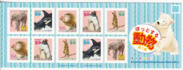 2013 Japan Heartwarming Animal Scene Penguins Elephants Killer Whales Miniature Sheet Of 10 MNH - Ongebruikt