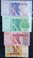 Senegal West African Franc Banknote - 500, 1000, 5000, 10000 XOF - Altri – Africa