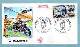 FDC France 1970 - Gendarmerie Nationale - YT 1622 - Paris - 1970-1979