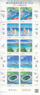 2013 Japan National Sports Festival Sailing Kayaking Volleyball (in Margin)  Miniature Sheet Of 10 MNH - Ongebruikt