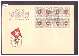 BUREAU DE POSTE AUTOMOBILE - BERN - BUNDESFEIER 1950  - SCHWEIZ.  AUTOMOBIL POSTBUREAU - Marcophilie