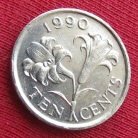 Bermuda 10 Cents 1990 KM# 46 Lt 1583  Bermudes Bermudas - Bermudes