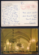 IRAN Tehran 1973 Meter Cancel On Postcard To Canada. Palace Interior (p3746) - Iran