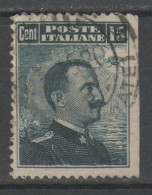 ITALIA 1911 - Effigie 15 C. - Varietà Non Dentellato A Destra - Usados