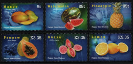 Papua-Neuguinea 2007 - Mi-Nr. 1217-1222 ** - MNH - Früchte / Fruits - Papúa Nueva Guinea