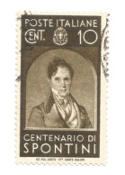 (REGNO D'ITALIA) 1937, CENTENARI DI UOMINI ILLUSTRI - Serie Di 10 Francobolli Usati, Annulli Da Periziare - Usados