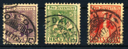 SCHWEIZ PRO JUVENTUTE Nr 133-135 Gestempelt X4C6352 - Used Stamps