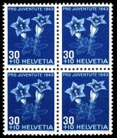 SCHWEIZ PRO JUVENTUTE Nr 427 Postfrisch VIERERBLOCK X4FAD5A - Ungebraucht