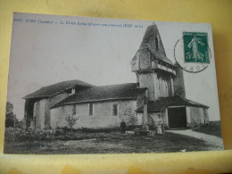 40 3009 LOT DE 2 CPA DIFFERENTES SUR LA VIEILLE EGLISE DE SORE DANS LES LANDES. - Eglises Et Couvents