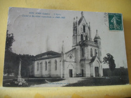 40 3005 LOT DE 2 CPA DIFFERENTES SUR L'EGLISE DE SORE DANS LES LANDES. - Kirchen Und Klöster