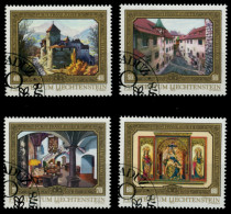 LIECHTENSTEIN 1978 Nr 706-709 Gestempelt SB4E212 - Gebraucht