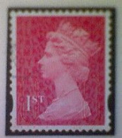 Great Britain, Scott #MH440, 2021, Used, Machin, 1st, Dark Red - Série 'Machin'