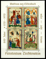 LIECHTENSTEIN BLOCK KLEINBOGEN Block 8 ESST S5450AE - Blocks & Kleinbögen