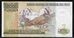 PERU - 500 INTIS - Perù