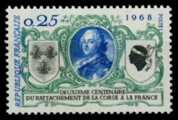 FRANKREICH 1968 Nr 1637 Postfrisch S028232 - Unused Stamps