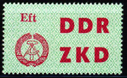 DDR DIENST LAUFKONTROLLZETTEL Nr 4 Postfrisch S666DFE - Altri & Non Classificati