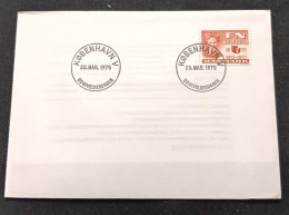 D)1975, DENMARK, FIRST DAY COVER, ISSUE, INTERNATIONAL WOMEN'S YEAR, FDC - Otros & Sin Clasificación