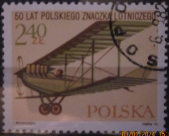 POLAND ~ 1975 ~ S.G. NUMBERS S.G. 2386. ~ AIRCRAFT ~ VFU #03518 - Usati