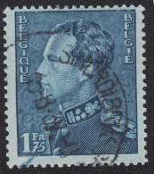 Timbre Belgique Léopold III 1F75 Oblitéré à Bruxelles - 1934-1935 Leopoldo III