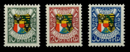 LIECHTENSTEIN 1927 Nr 75-77 Postfrisch X6FE02E - Unused Stamps