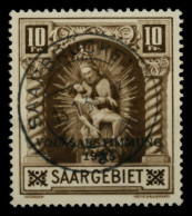 SAARGEBIET 1934 Nr 194I Zentrisch Gestempelt Gepr. X7164CA - Oblitérés