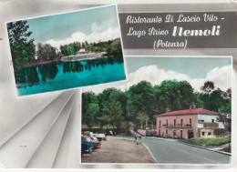 NEMOLI-LAGO SIRINO-POTENZA-RISTORANTE =DI LASCIO VITO=- CARTOLINA VERA FOTOGRAFIA- VIAGGIATA IL 15-5-1967 - Potenza