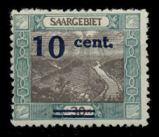 SAARGEBIET LANDS.BILD Nr 72AI PFII Postfrisch X79E1AA - Ongebruikt