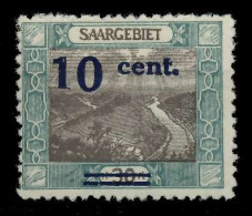 SAARGEBIET LANDS.BILD Nr 72AI PFII Postfrisch X79E1AA - Unused Stamps