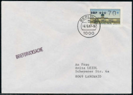 BERLIN ATM 1-070 BRIEFDRUCKSACHE EF FDC X7E46AA - Lettres & Documents