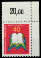 BRD 1972 Nr 740 Postfrisch ECKE-ORE X7FD556 - Unused Stamps