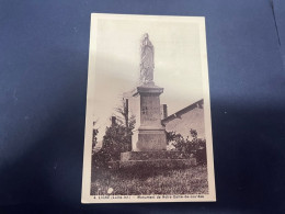 23-4-2024 (2 Z 46) Old B/w - France - Monument Notre Dame De Lourdes De Ligne (posted - Monumentos