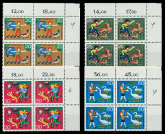 BRD 1972 Nr 711-714 Postfrisch VIERERBLOCK ECKE-ORE X84EDC6 - Unused Stamps