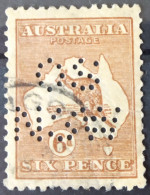 1923 6d Chestnut 3rd Wmk Die IlB SG 73 BW 21 OS NSW - Gebruikt