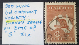 1923 6d Chestnut 3rd Wmk Die IlB SG 73 BW 21 Unlisted Var - Gebruikt