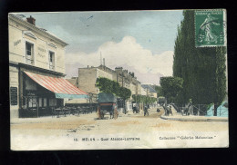 77 - MELUN - QUAI ALSACE-LORRAINE - CAFE DE LA SEINE, CAFE DE LA REUNION - Melun