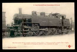 75 - PARIS - "LES LOCOMOTIVES" COLLECTION F. FLEURY - LOCOMOTIVE N°89 DU CHEMIN DE FER DE CEINTURE - Métro Parisien, Gares