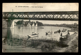 91 - JUVISY-SUR-ORGE-DRAVEIL - PONT SUR LA SEINE - PECHE A LA LIGNE - Juvisy-sur-Orge