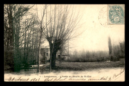 91 -LONGJUMEAU - L'YVETTE AU MOULIN A EAU DE SAINT-ELOI - Longjumeau