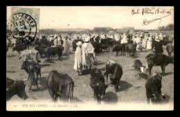 ALGERIE - SIDI-BEL-ABBES - LE MARCHE AUX BESTIAUX - Sidi-bel-Abbès