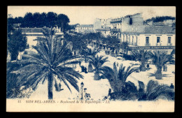 ALGERIE - SIDI-BEL-ABBES - BOULEVARD DE LA REPUBLIQUE - Sidi-bel-Abbes